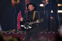 George Strait, recipient of the Lifetime Achievement award, performs during the 58th Annual CMA ...