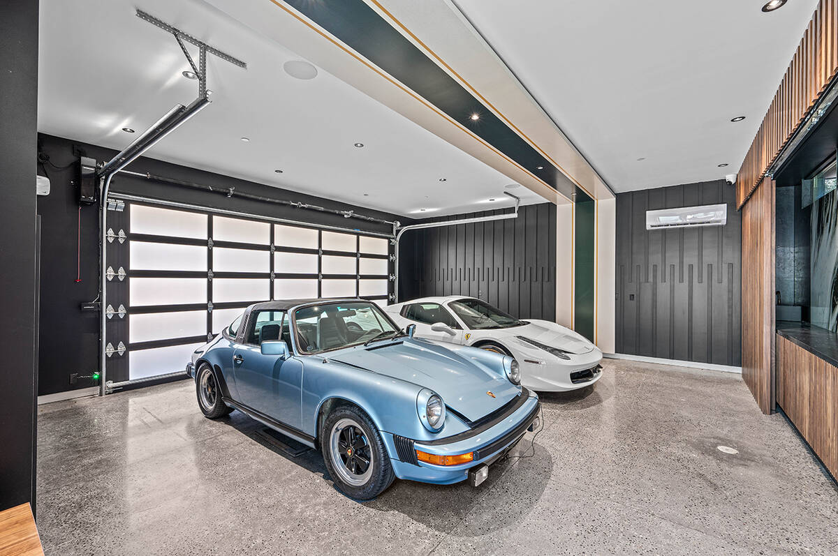 The home features a seven-car garage. (Real Broker LLC)