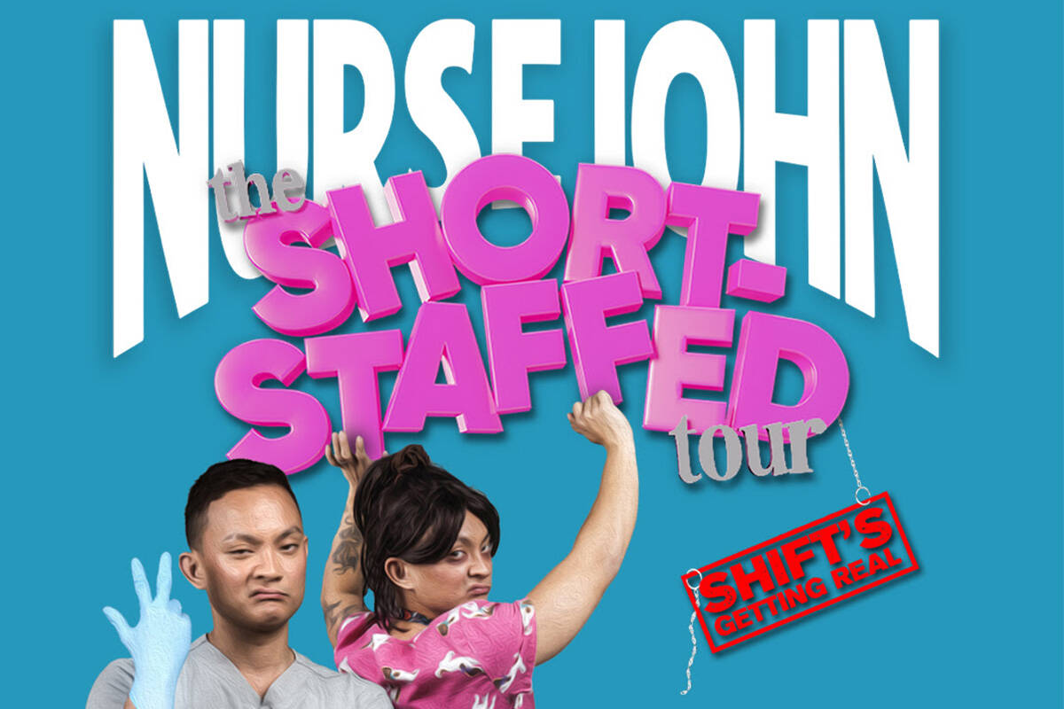 TikTok star Nurse John is performing at Pearl Concert Theater at Palms Casino in May, 2025. (Li ...