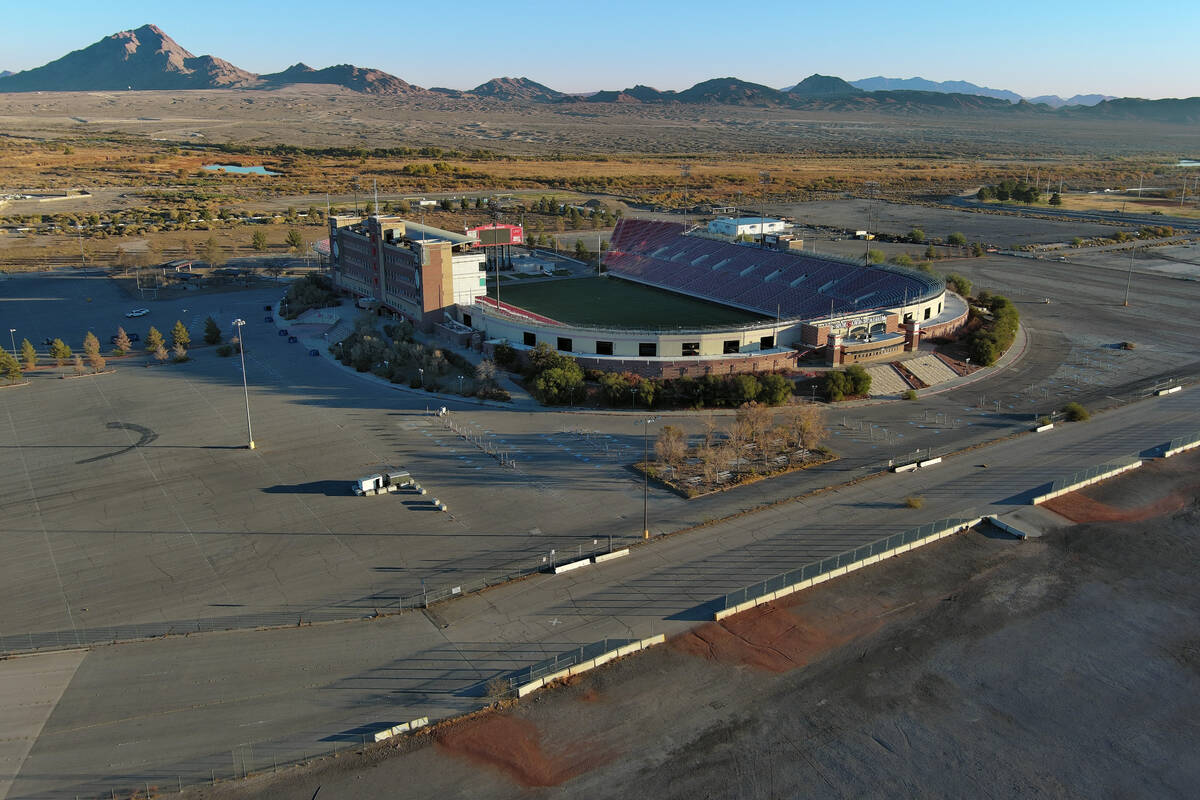 An aerial view of Sam Boyd Stadium Wednesday, Dec. 4, 2024, in Las Vegas. (Sam Morris/Las Vegas ...