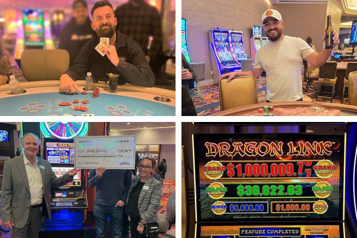 Some winners were not shy about their success at Las Vegas casinos in November. (Rio, Caesars, ...