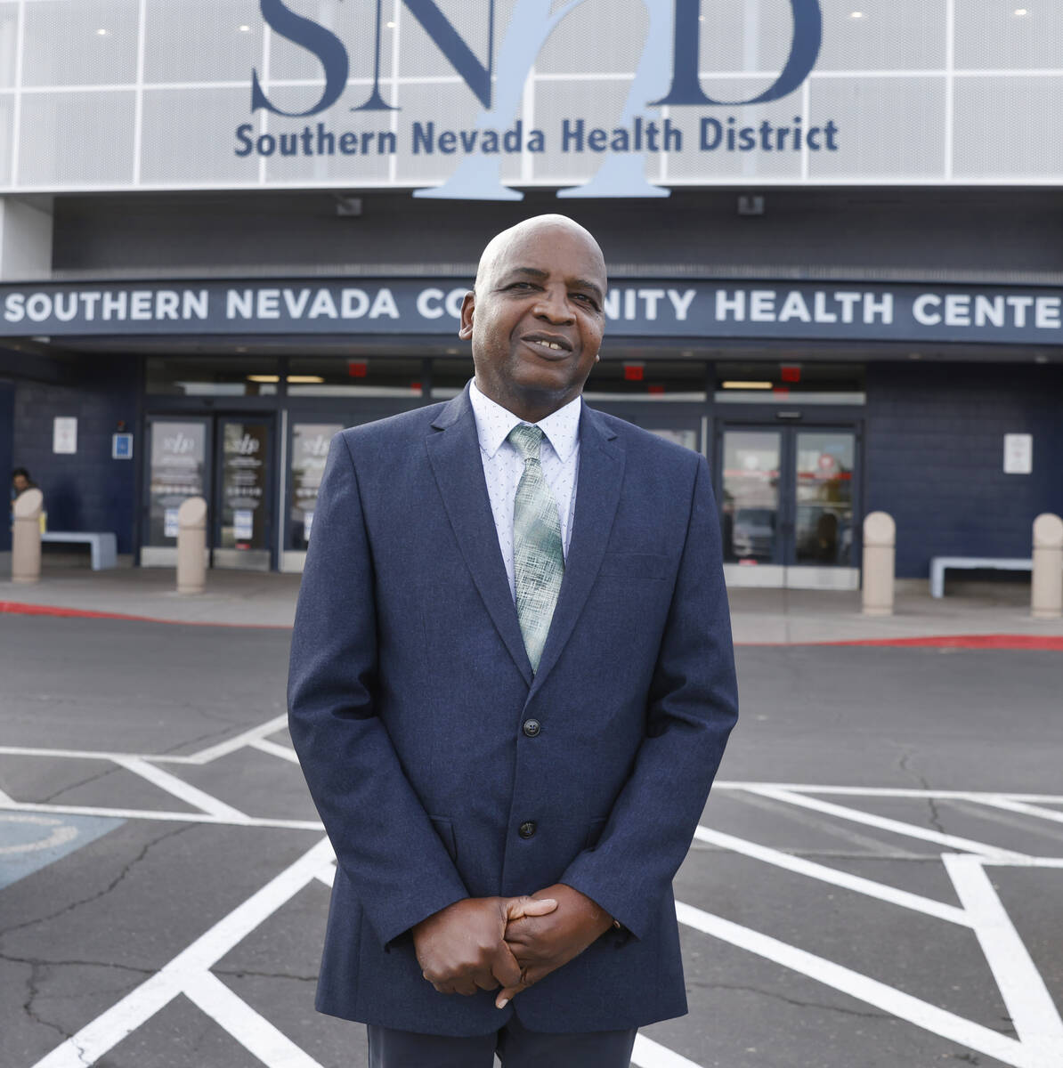 Dr. Fermin Leguen, District Health officer of the Southern Nevada Health District (SNHD), poses ...