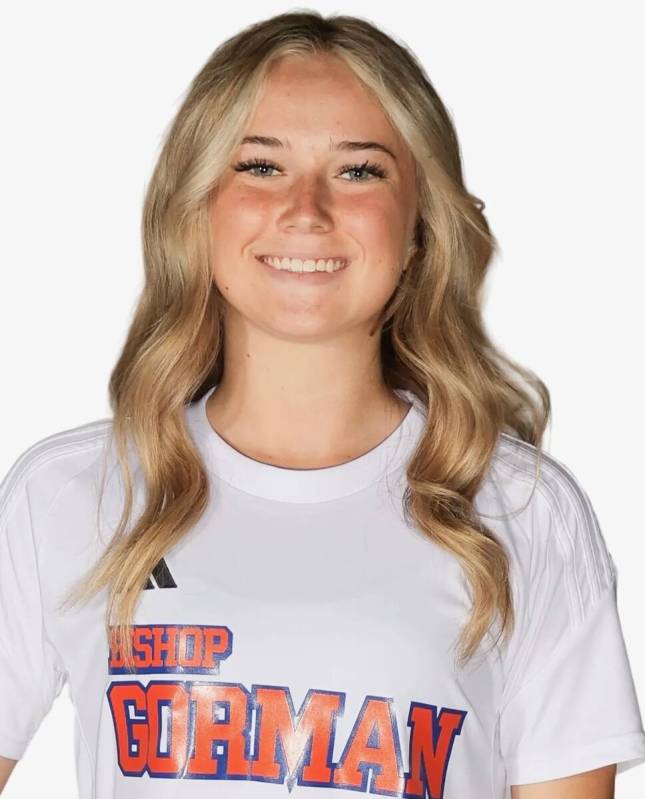 Bishop Gorman's Riley Rohr is a member of the Nevada Preps All-Southern Nevada girls soccer team.