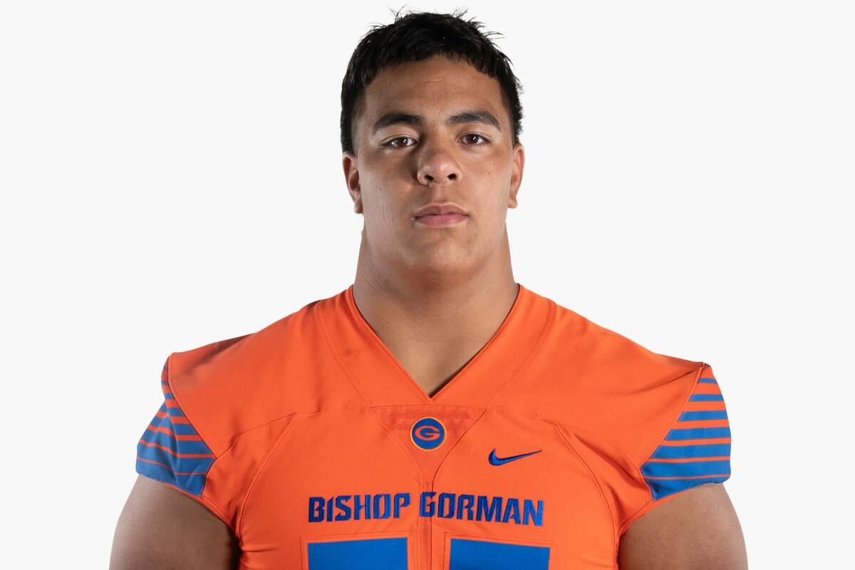 Bishop Gorman offensive lineman Alai Kalaniuvalu announced his college commitment on Wednesday. ...