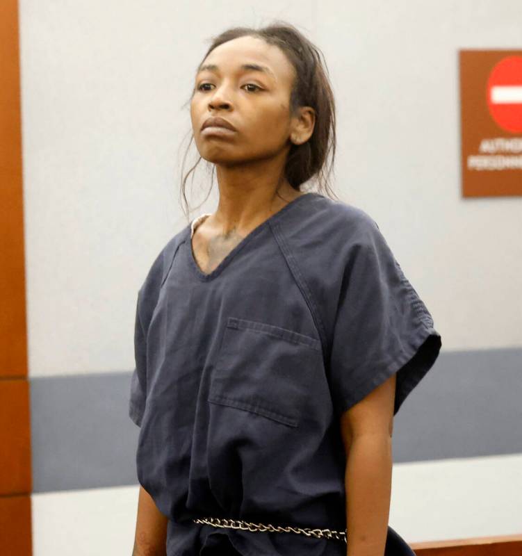 Markeisha Chanpale Foster, accused of involvement in the saga of Reba, the bulldog who died aft ...