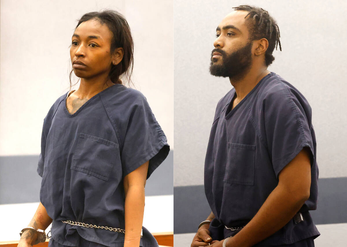 Markeisha Chanpale Foster, left, and Isaac Laushaul Jr., accused of involvement in the saga of ...