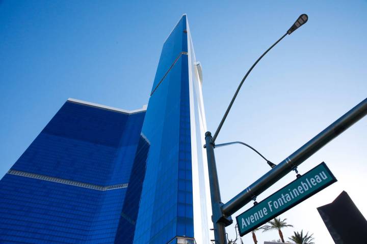 Fontainebleau Las Vegas as seen on Sunday, Jan. 14, 2024 in Las Vegas. (Daniel Pearson/Las Vega ...