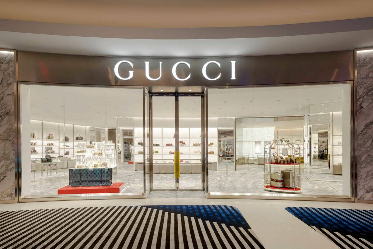 The new Gucci store at Fountainebleau Las Vegas. (Courtesy of Pablo Enriquez for Gucci)