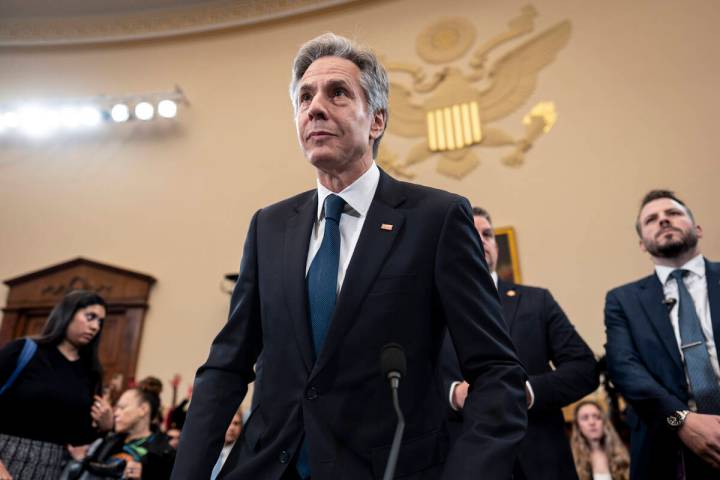 Secretary of State Antony Blinken appears before the House Foreign Affairs Committee on the U.S ...