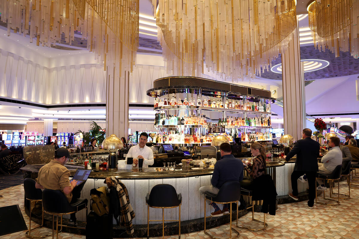 Bleau Bar at Fontainebleau is seen on the Strip in Las Vegas Wednesday, Dec. 11, 2024. (K.M. Ca ...