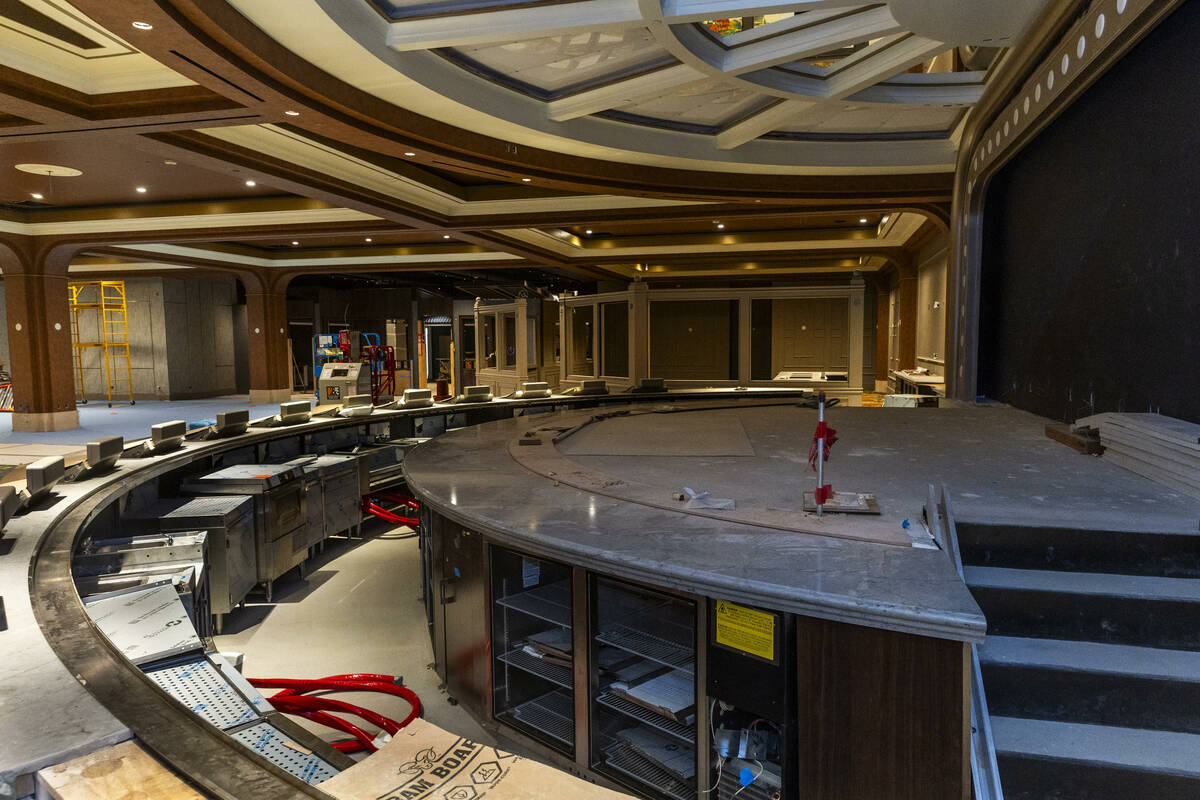 The new bar with stage bar in the ongoing El Cortez expansion on Friday, Dec. 13, 2024, in Las ...