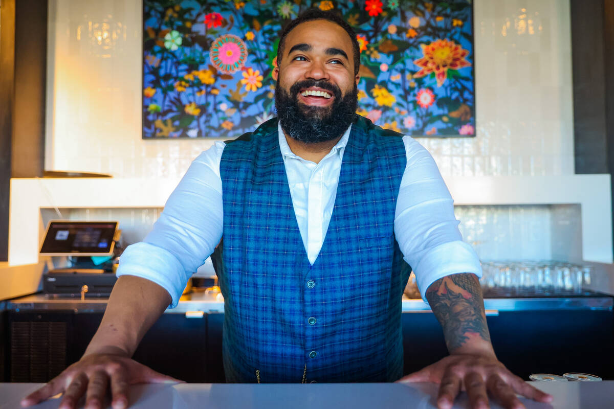 Jonah Gibbs, bar manager, is seen at Petite Boheme, a new bar by chef James Trees on Dec. 18, 2 ...