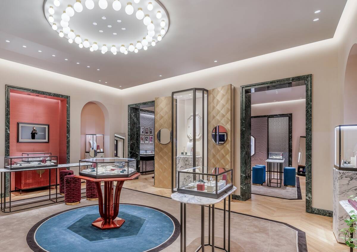 French jewelry and watch house Boucheron opened a new location at the Fountainebleau. This is t ...