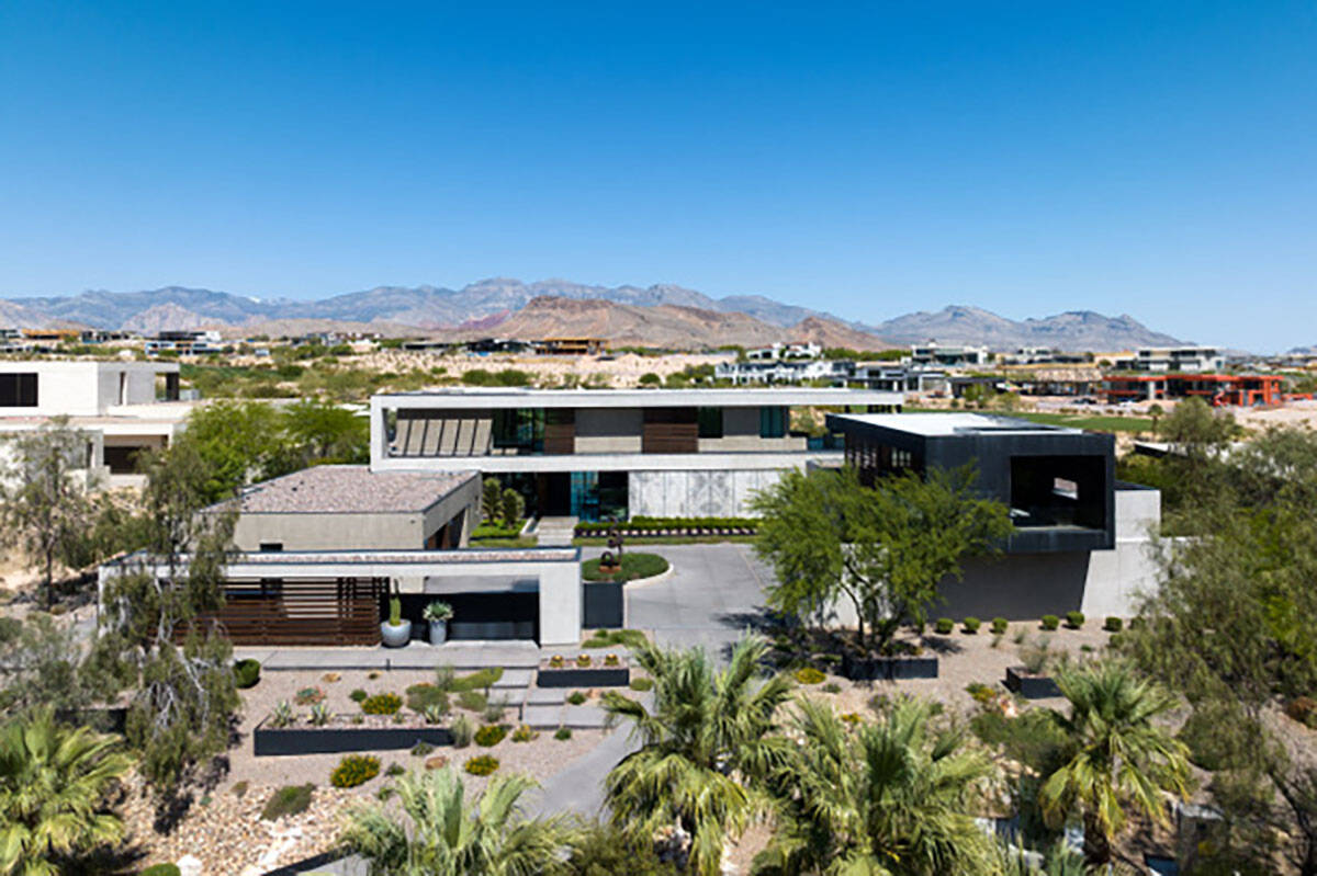 This Summerlin residence at 10918 Summit Club Drive was the top residential sale of 2024. Photo ...