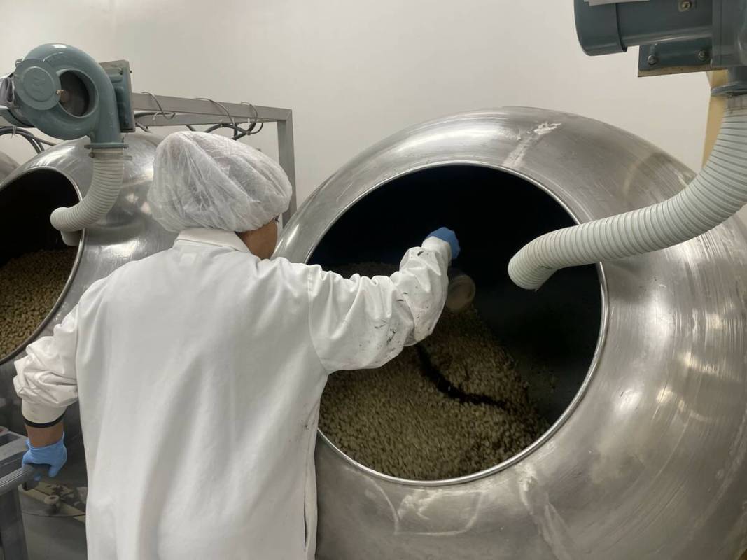 Employees of Kimmie Candy work at the manufacturing facility in Reno, Nevada. (Courtesy of Kimm ...