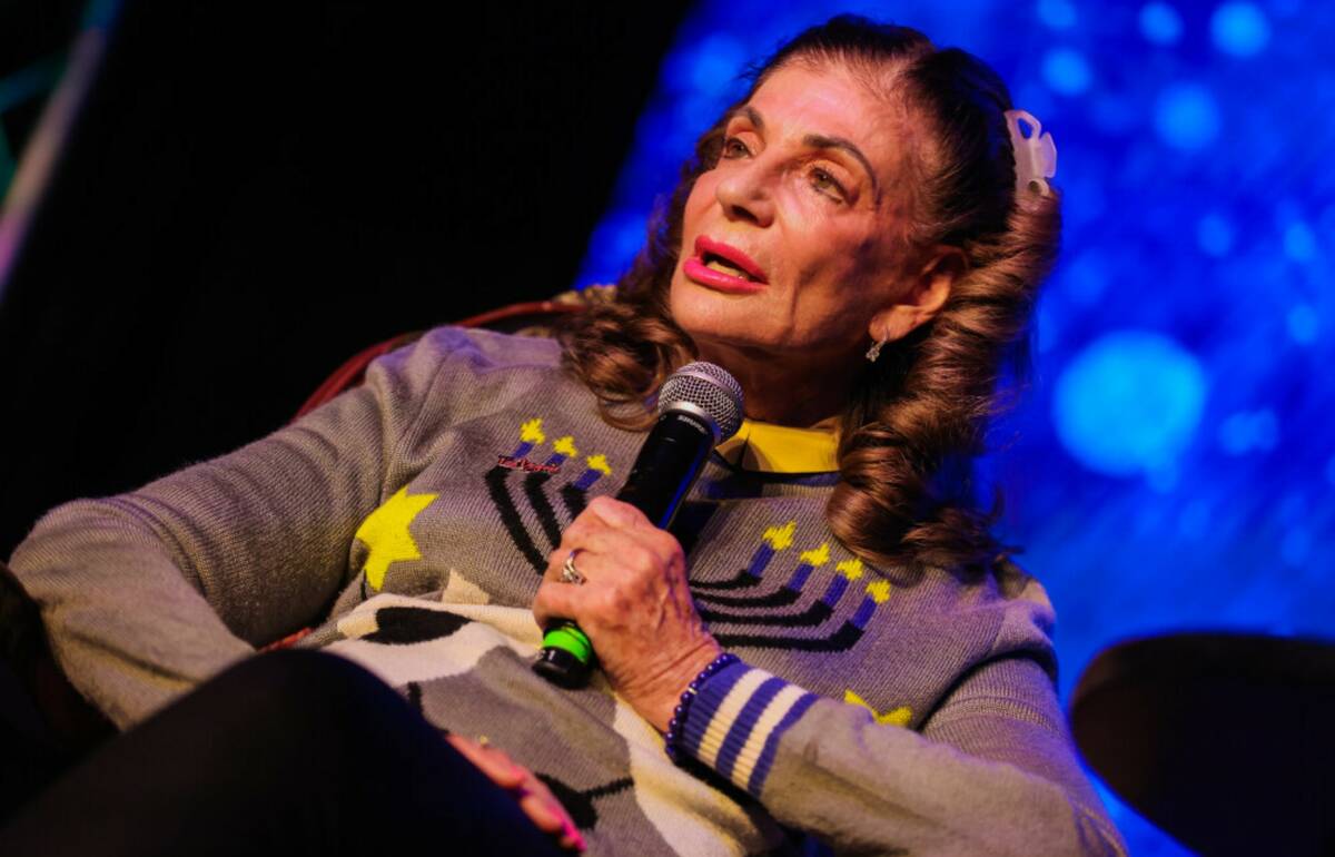 Las Vegas Mayor Shelley Berkley speaks during a question and answer panel at an event hosted by ...