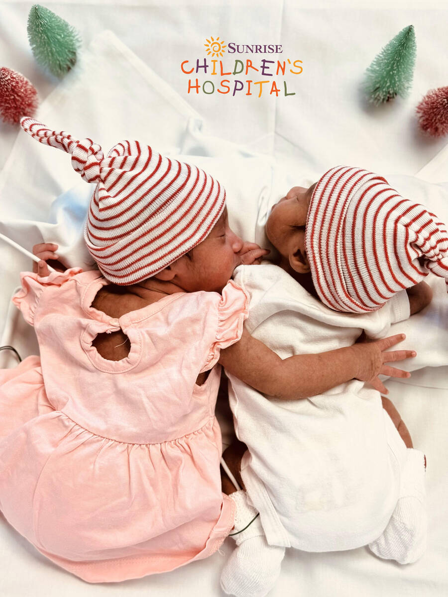 The tiniest patients at Sunrise Children’s Hospital's Neonatal Intensive Care Unit in Las Veg ...