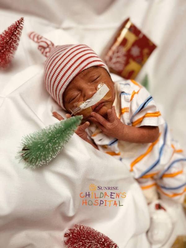 The tiniest patients at Sunrise Children’s Hospital's Neonatal Intensive Care Unit in Las Veg ...