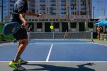 Pickleball players. (Brandon Bell/Getty Images/TNS)