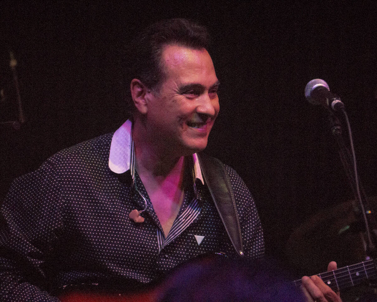 Jerry Lopez of Santa Fe & The Fat City Horns perform at the Copa Room at Bootlegger Bistro on M ...