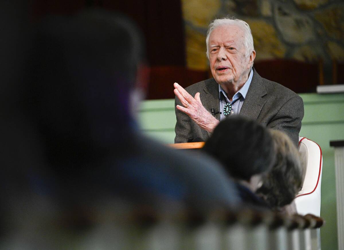 Former President Jimmy Carter. (AP Photo/John Amis, File)