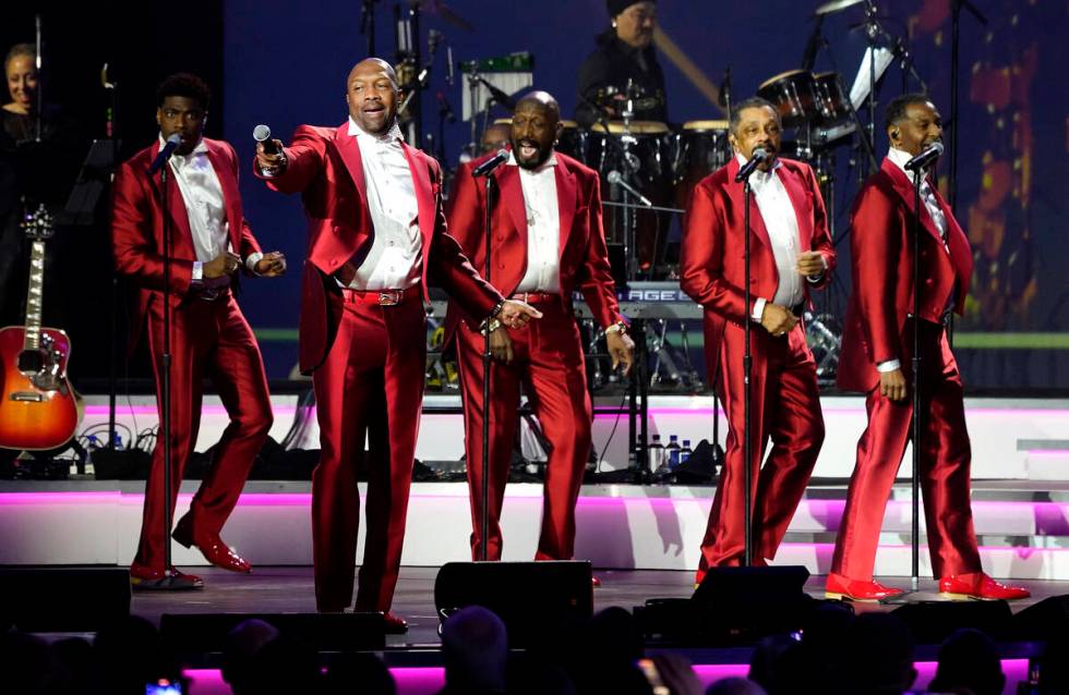 The Temptations perform at MusiCares Person of the Year honoring Berry Gordy and Smokey Robinso ...