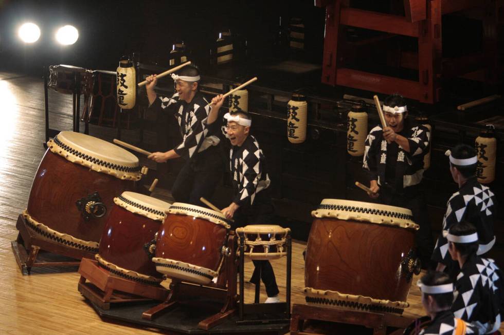 The taiko performing arts ensemble Kodo returns to The Smith Center on Wednesday. (The Associat ...