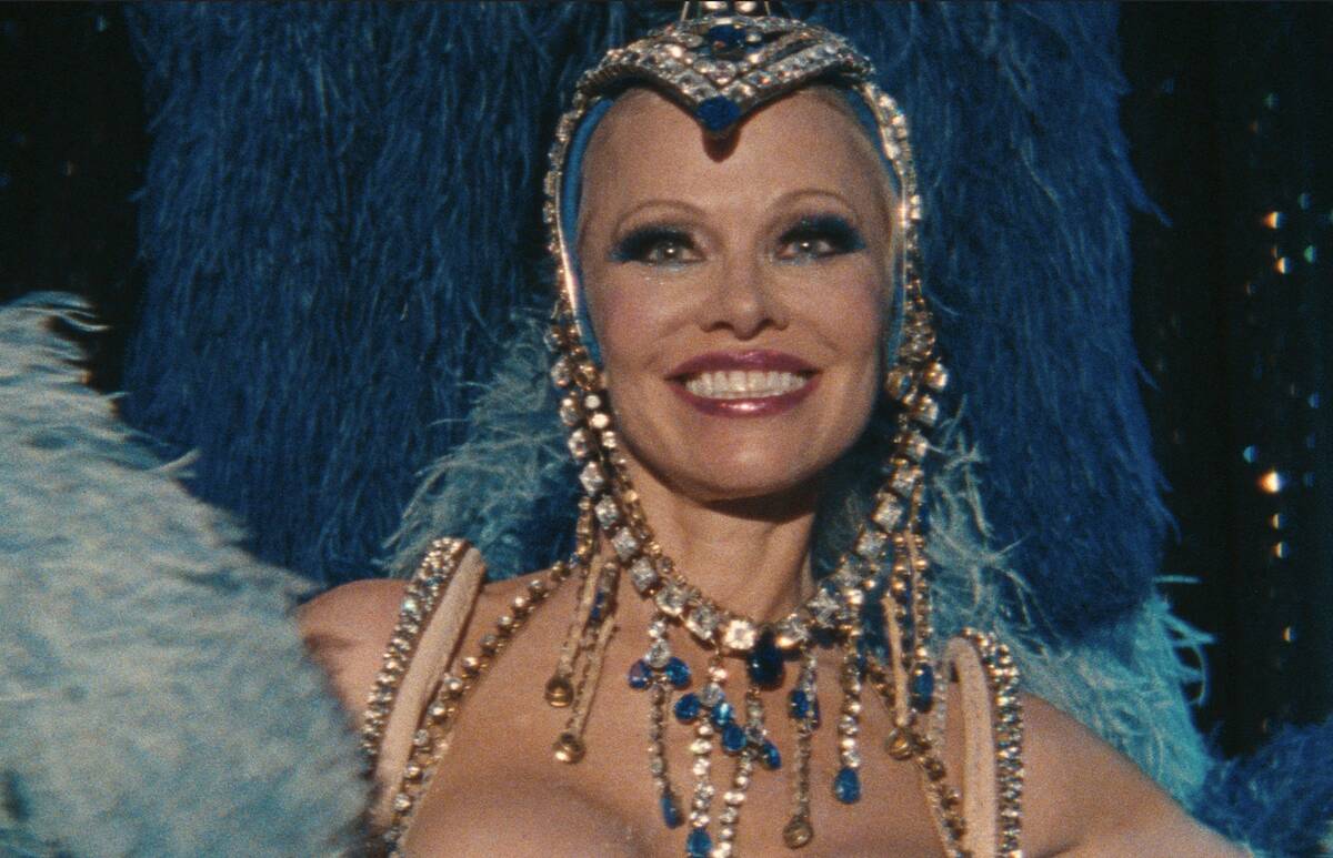 Pamela Anderson in "The Last Showgirl." (Roadside Attractions)