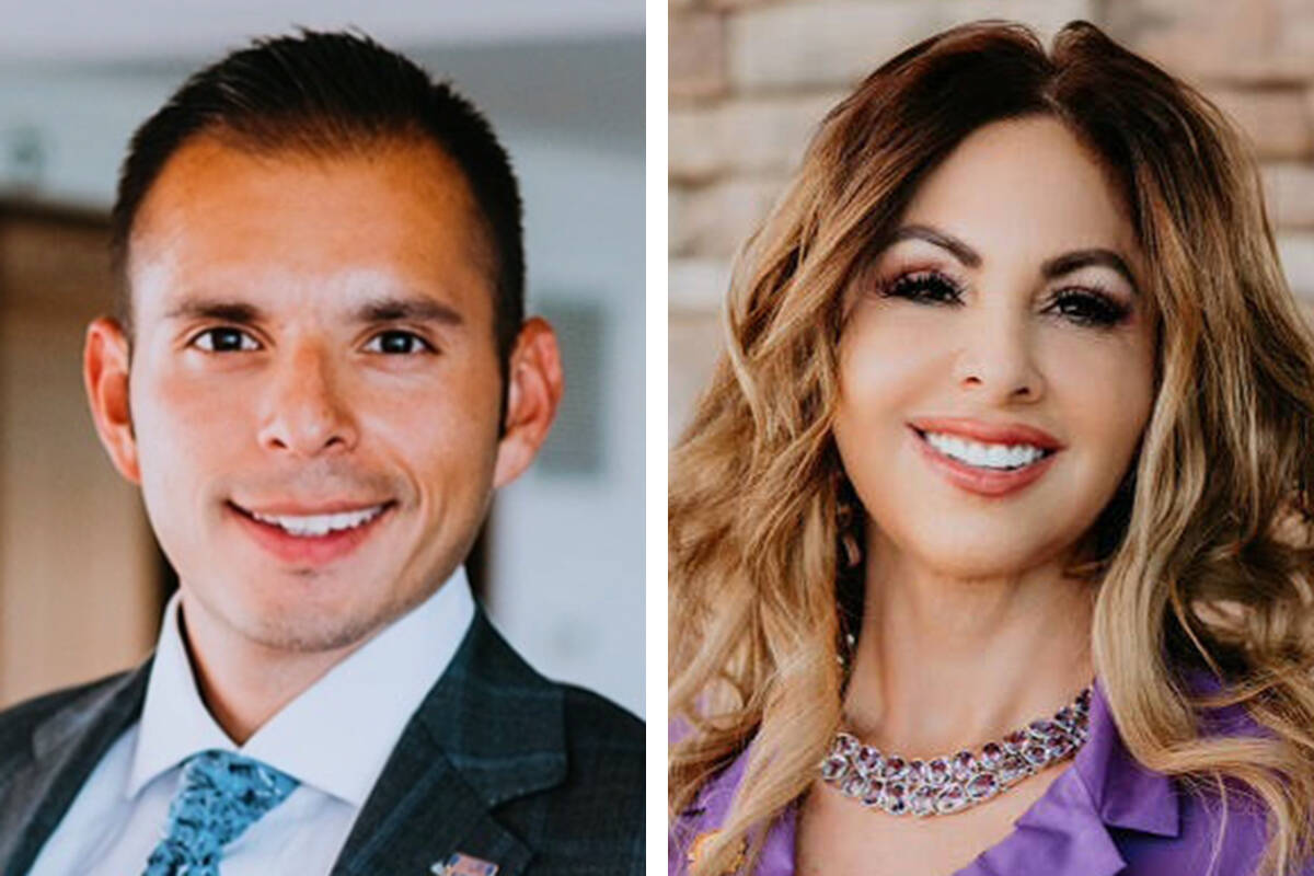 Joshua Campa, left, and Merri Perry (Las Vegas Realtors)