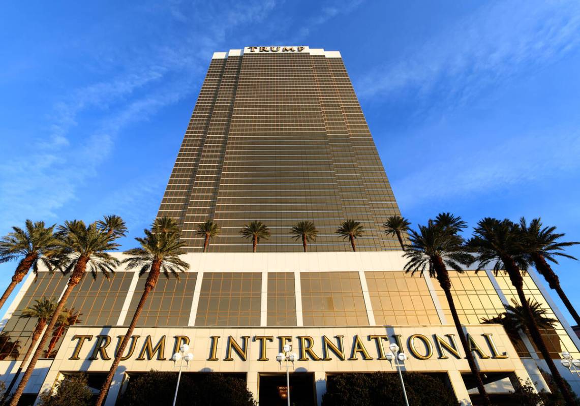 The Trump International Hotel is seen Thursday, Jan. 2, 2025, in Las Vegas. (Bizuayehu Tesfaye/ ...