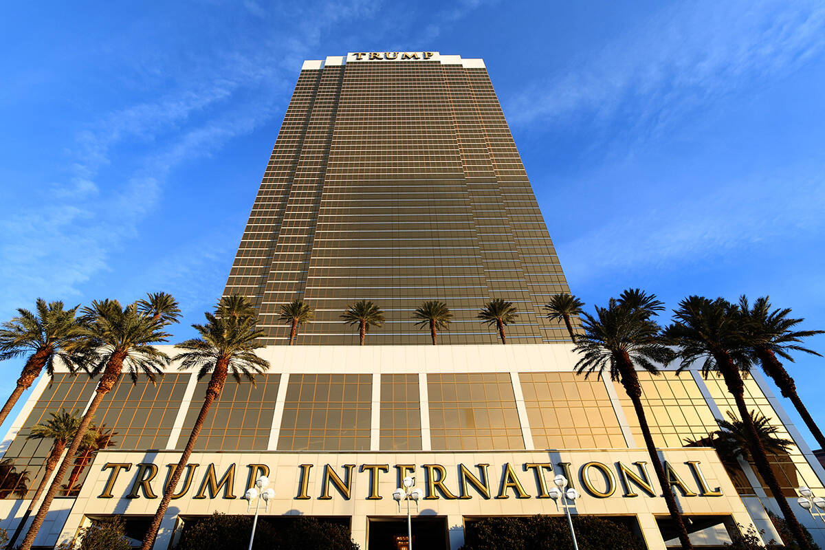 The Trump International Hotel is seen Thursday, Jan. 2, 2025, in Las Vegas. (Bizuayehu Tesfaye/ ...