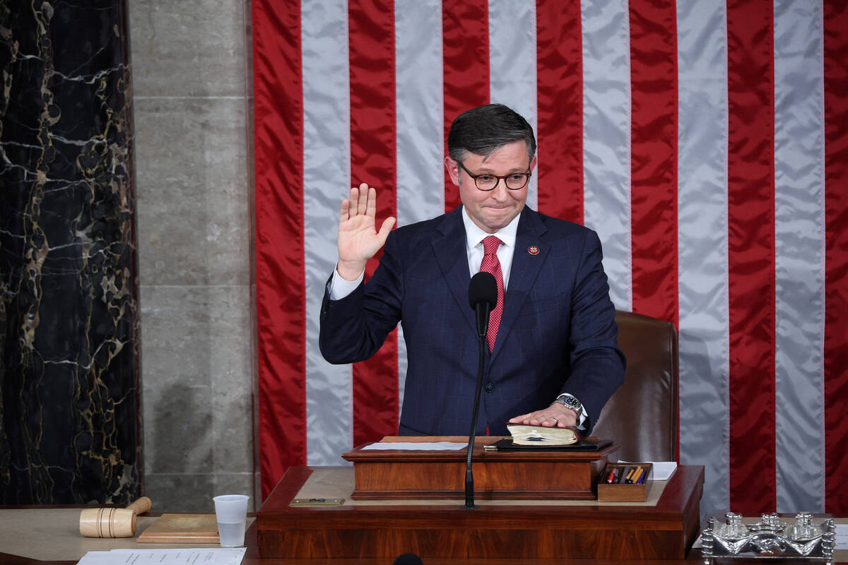 House Speaker Mike Johnson. (Tom Brenner/AFP/Getty Images/TNS)