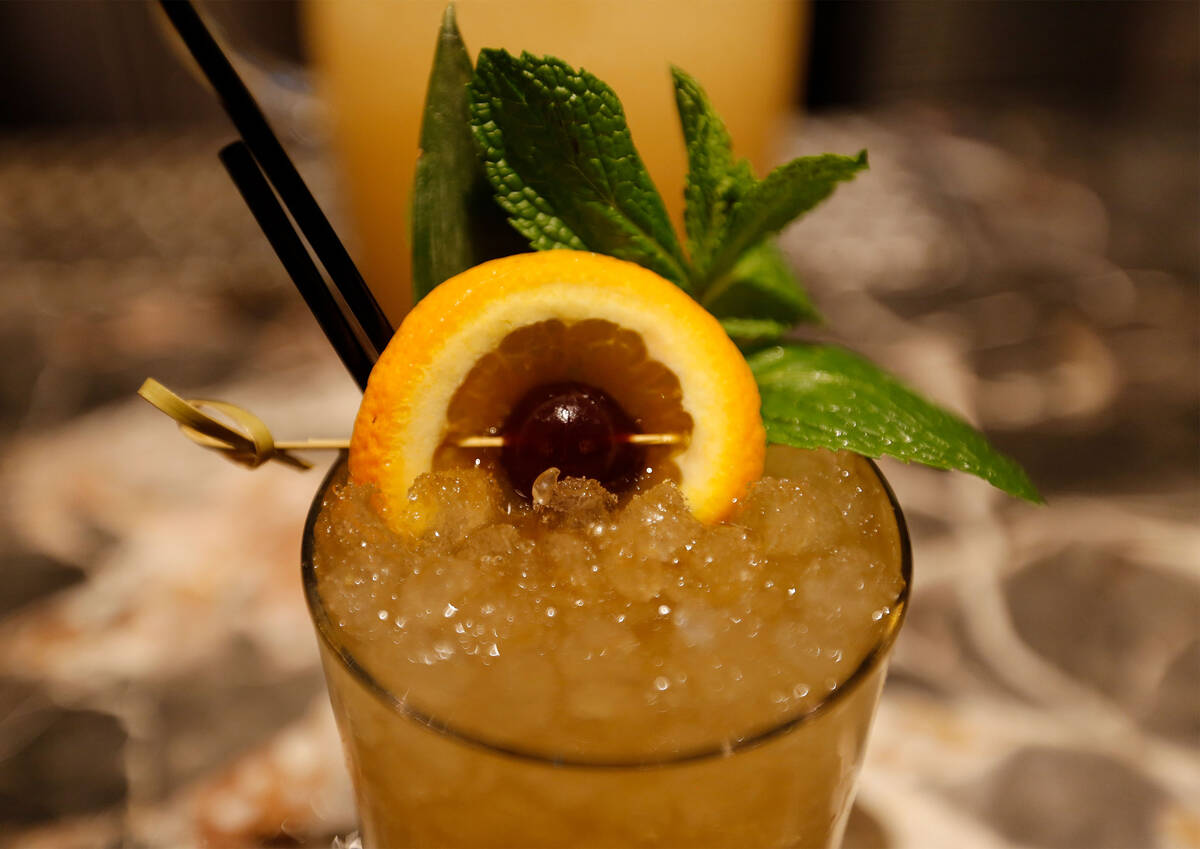 A cocktail is seen in this Review-Journal file photo. (Chitose Suzuki Las Vegas Review-Journal) ...