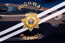 Nevada Highway Patrol (Bizuayehu Tesfaye/Las Vegas Review-Journal) @bizutesfaye