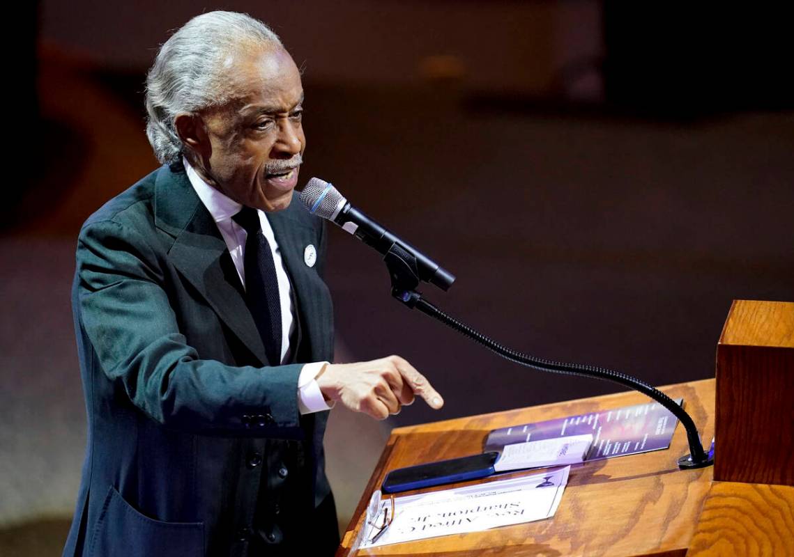 Rev. Al Sharpton. (Andrew Nelles/The Tennessean via AP, Pool)