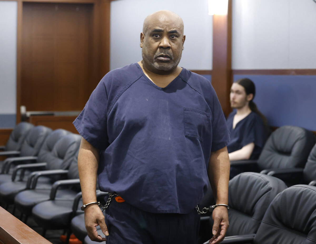 Duane “Keffe D” Davis, who is accused of orchestrating the 1996 slaying of Tupac Shakur, ap ...