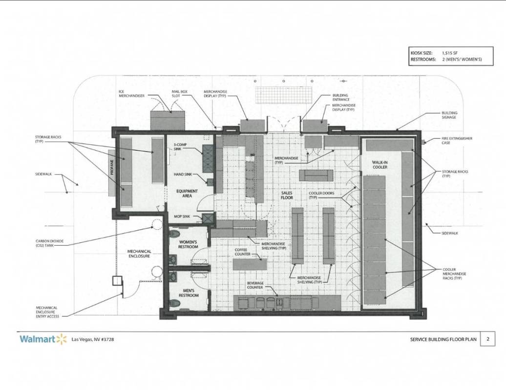 Layout for the new Wal-Mart Grab N Go. (Submited)