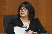 The Clark County School Board elected Irene Bustamante Adams as its new President. (Las Vegas R ...