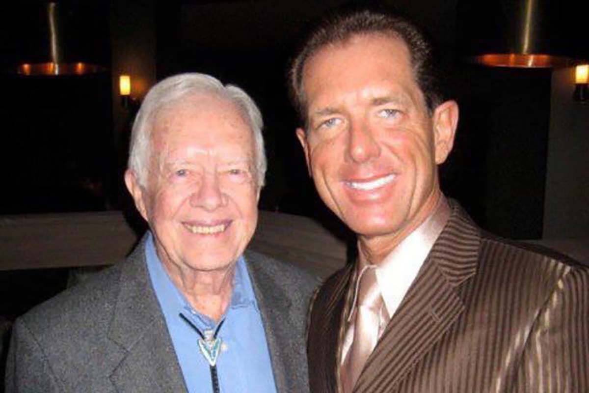 David Osborne and Jimmy Carter became close after Osborne met Carter at a book signing in Orlan ...