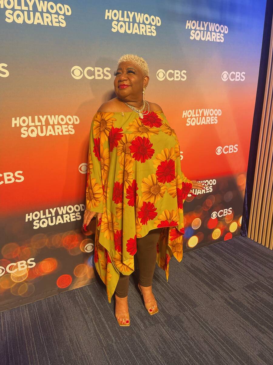 Las Vegas headlining comic Luenell is shown on the set of "The Hollywood Squares," due to retur ...