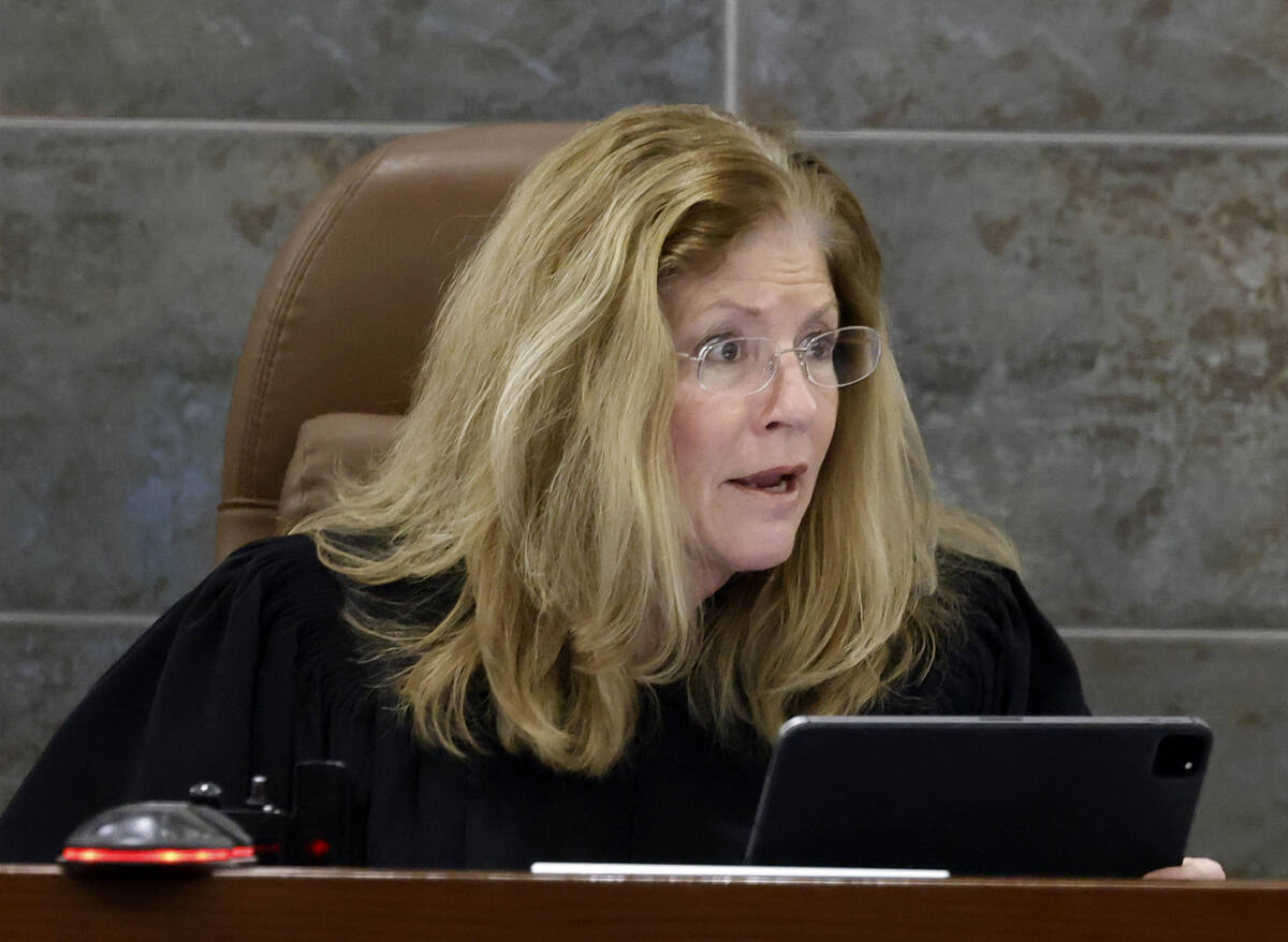 Judge Susan Johnson preside over the sentencing of Micheal Grindrod, who pleaded guilty in Dece ...