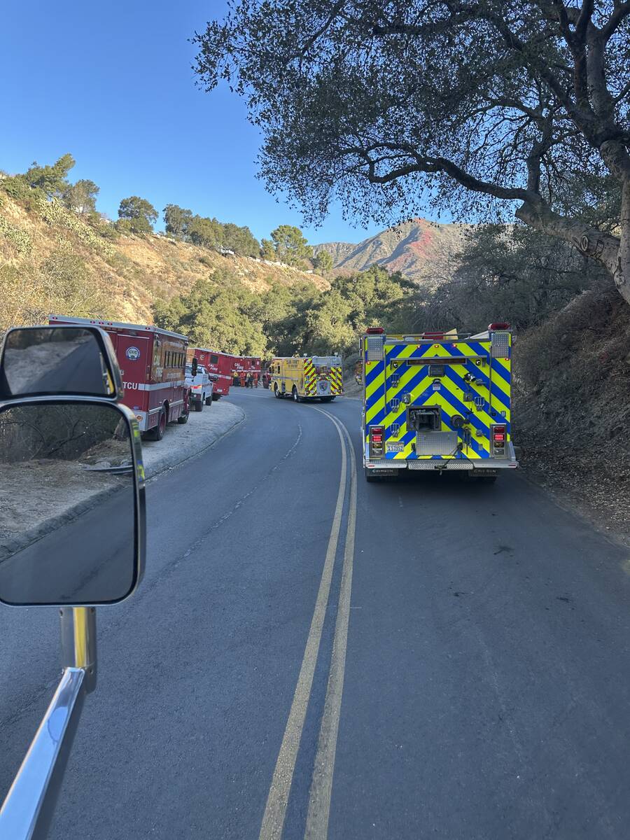 Firefighters from Clark County providing aid in Southern California amid multiple fires, Januar ...