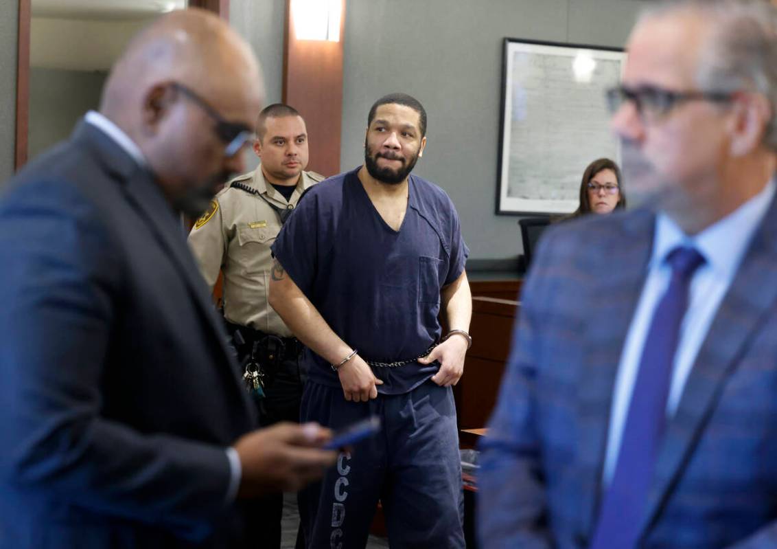 Julius Trotter, who was found guilty of breaking into a room at a Las Vegas Strip hotel-casino ...