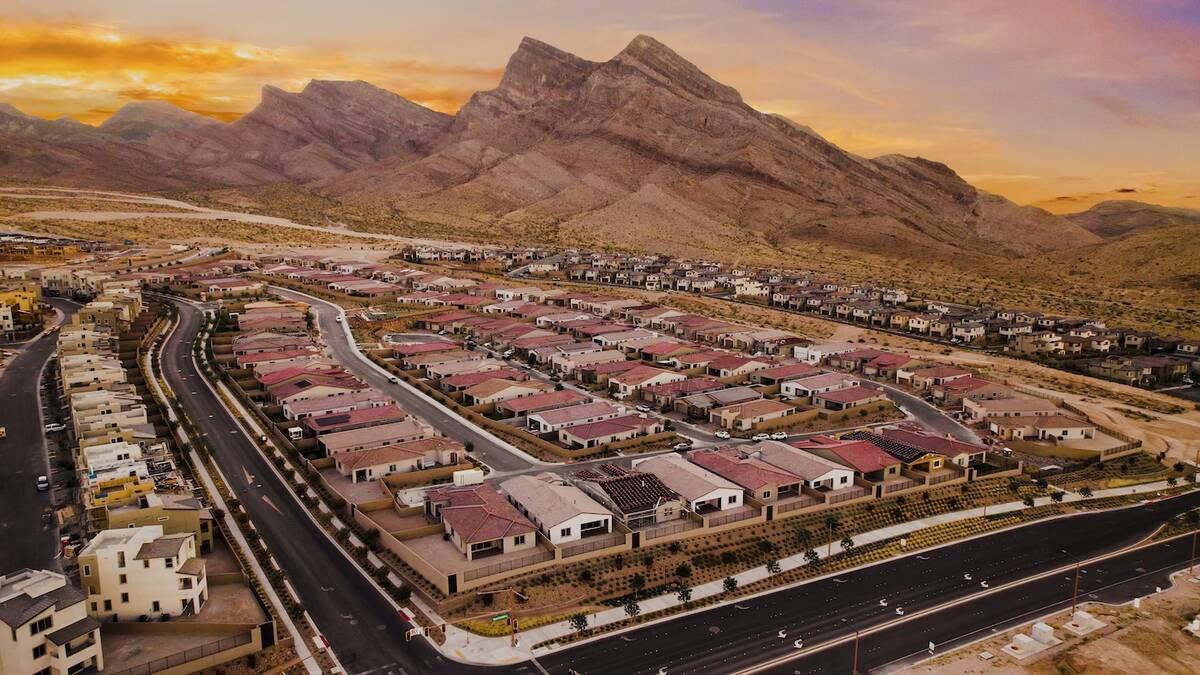 Summerlin earned the No. 5 spot with new home sales of 1,055 on the 2024 list of the country’ ...