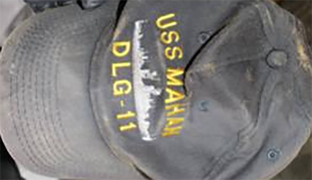 A hat that was found near the body of North Las Vegas resident Roger Rothhaar, 77, who was foun ...