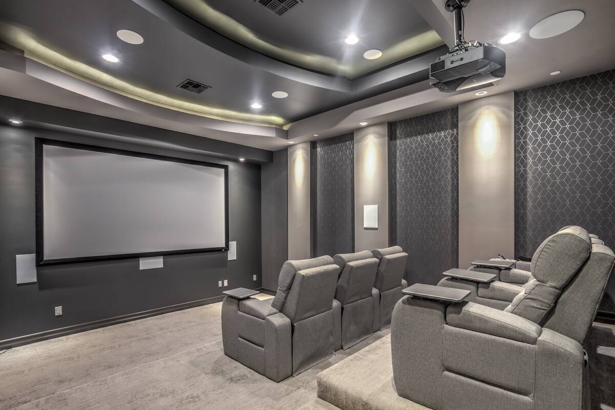 The home has a screening room with six seats and full surround sound. (Keller Williams Realty S ...