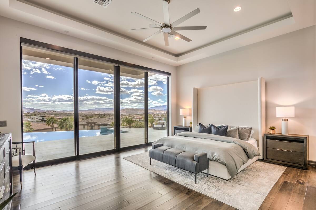 There’s a large balcony off the primary bedroom that allows for sunset views. (Keller William ...