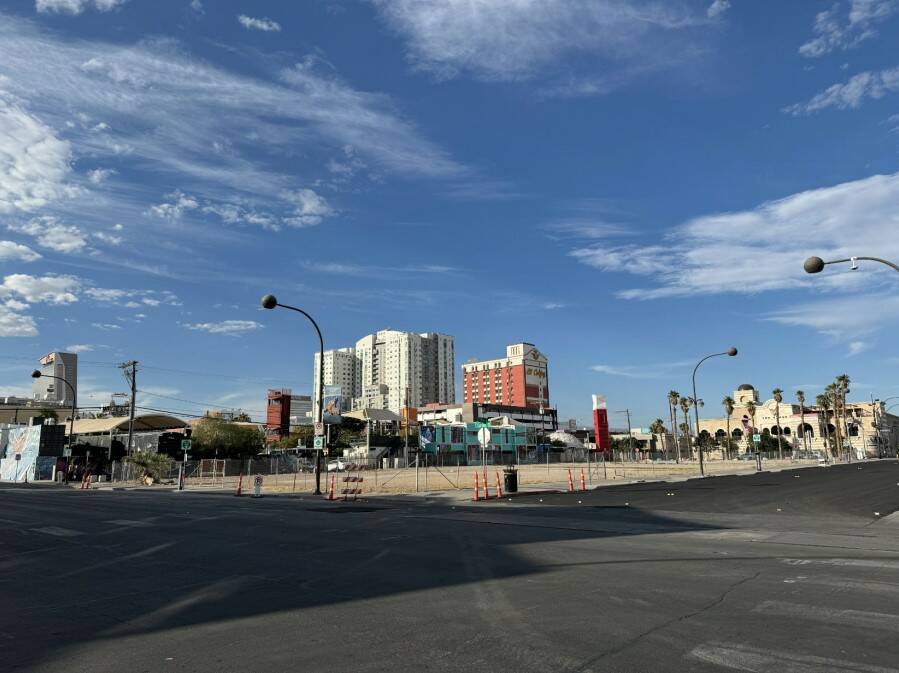 The proposed site for Triple 7 Fremont, located on the southwest corner of Fremont and 8th Stre ...