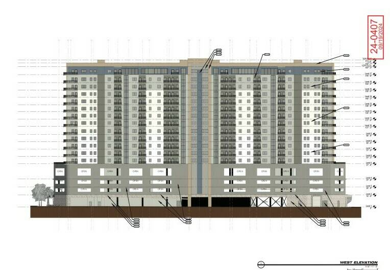 Construction plans for Triple 7 Fremont, located on the southwest corner of Fremont and 8th Str ...