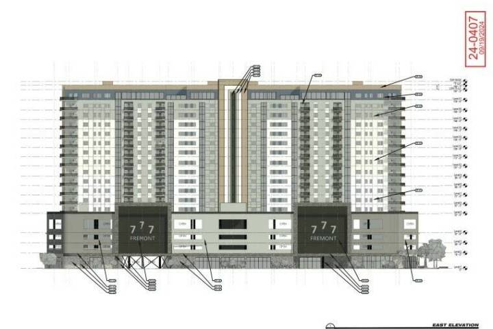 Construction plans for Triple 7 Fremont, located on the southwest corner of Fremont and 8th Str ...